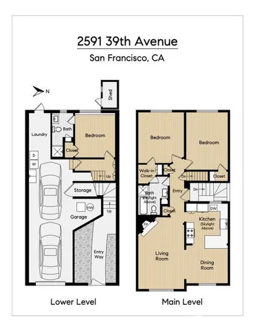 $1,195,000 | 2591 39th Avenue, San Francisco, CA 94116