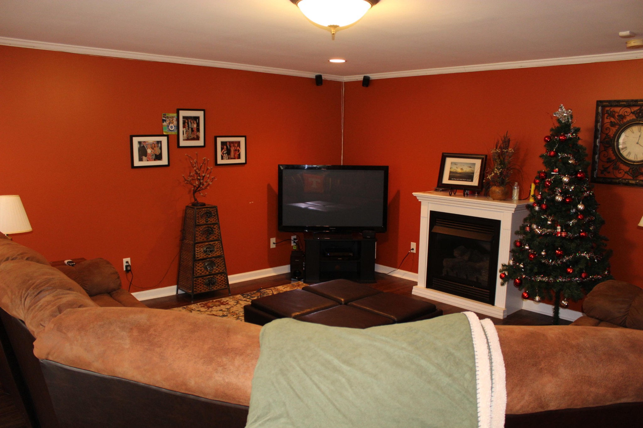 1016 Mountain Road Clinton, TN 37716 - Photo 26 of 30 a bedroom with a bed and a flat screen tv