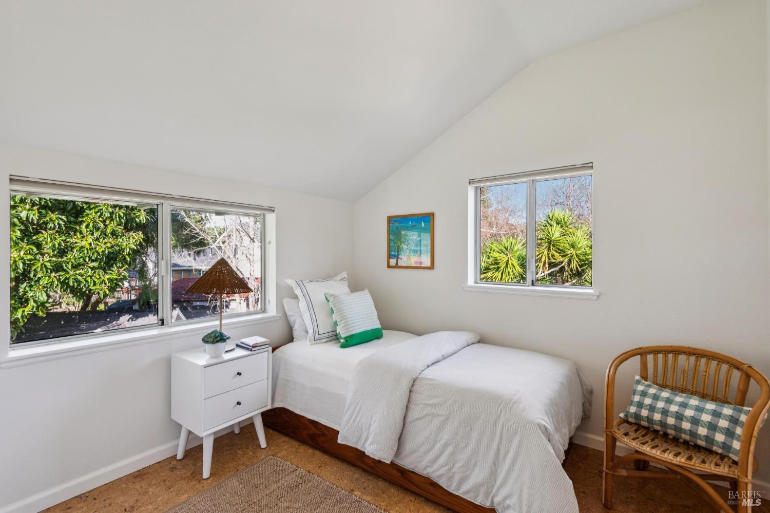 700 B Street Point Reyes Station, CA 94956 - Photo 12 of 26 a bedroom with a bed and a window