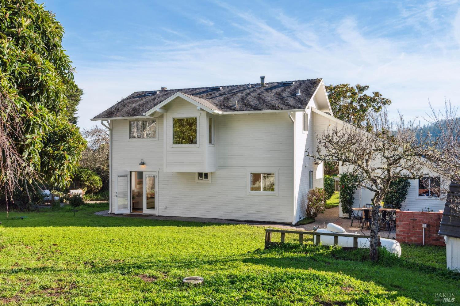 700 B Street Point Reyes Station, CA 94956 - Photo 15 of 26 a front view of a house with garden