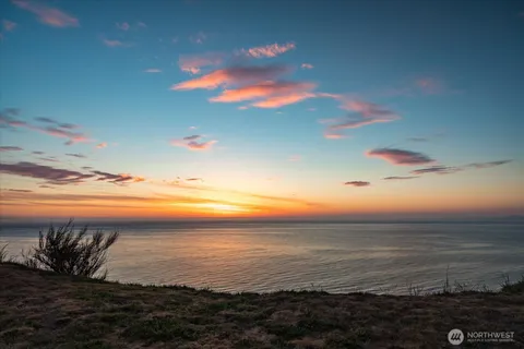 a view of an ocean and beach
