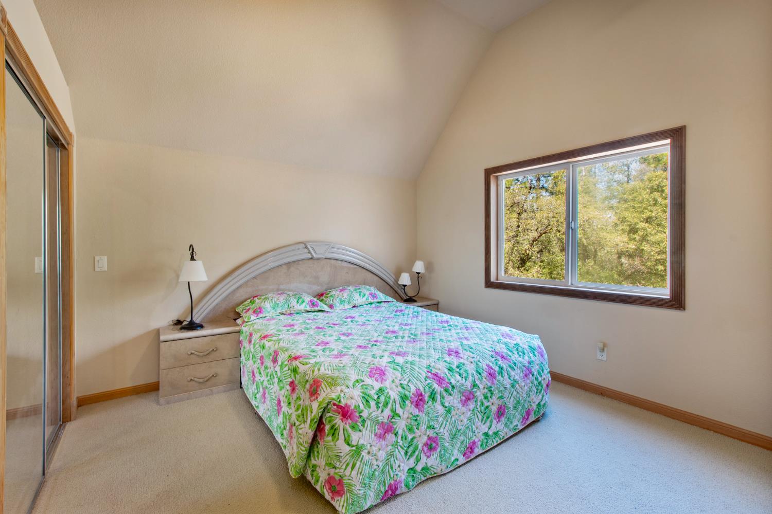 717 Swanson Lane Colfax, CA 95713 - Photo 26 of 44 a bedroom with a bed and a painting on the wall