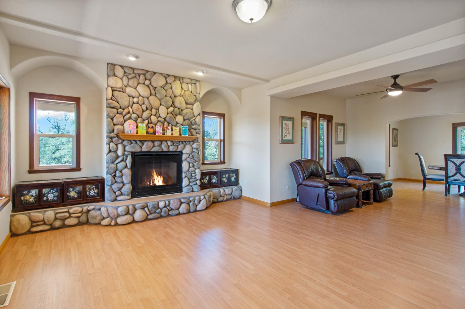 717 Swanson Lane Colfax, CA 95713 - Photo 3 of 44 a living room with furniture and a fireplace