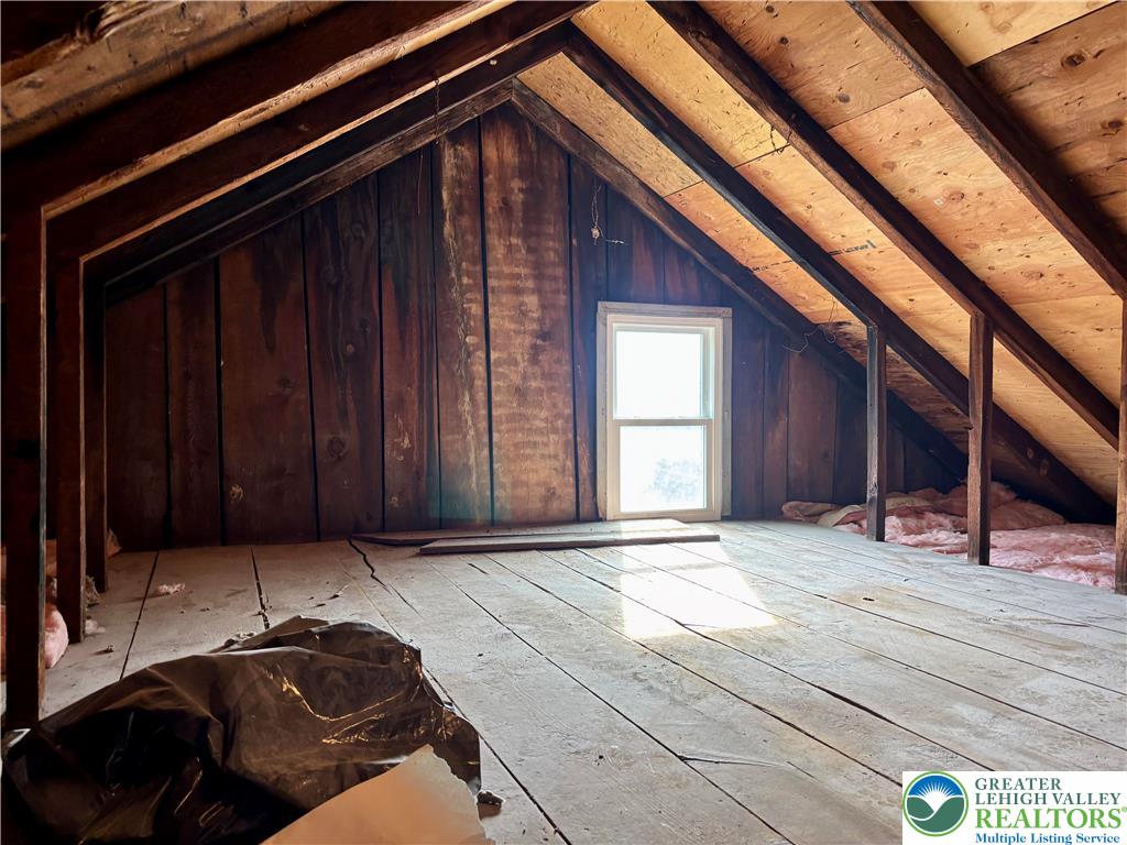 253 Main Street Parryville, PA 18071 - Photo 24 of 31 a view of backyard with hardwood floor and a ceiling fan