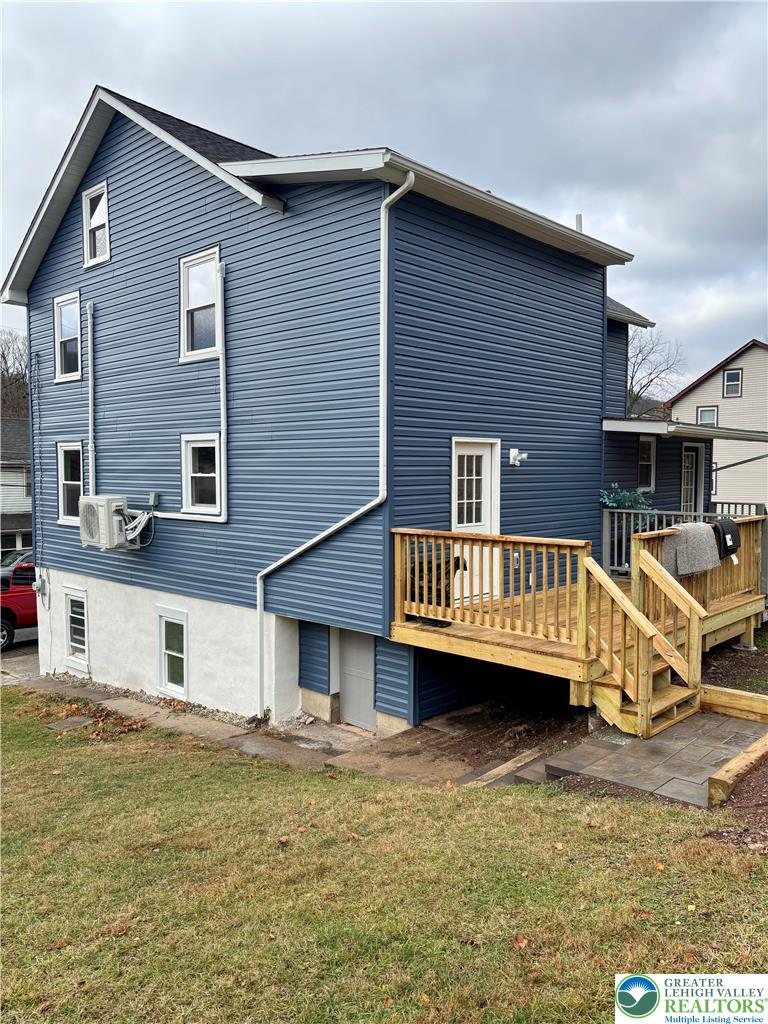 253 Main Street Parryville, PA 18071 - Photo 29 of 31 a view of a house with swimming pool and porch