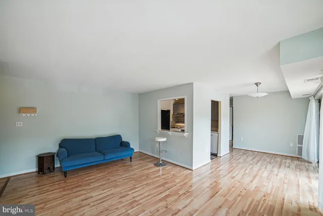 a view of livingroom with furniture and wooden floor