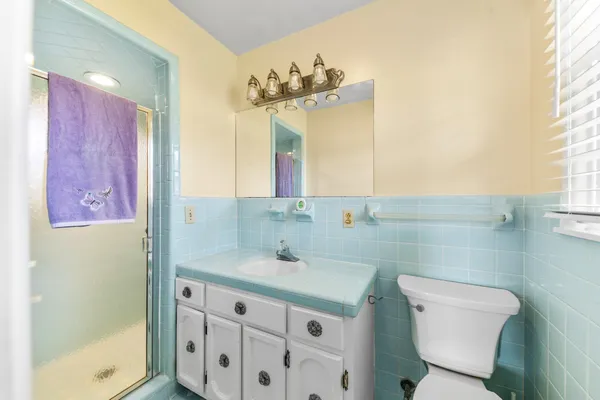 a view of a livingroom with furniture and a couch