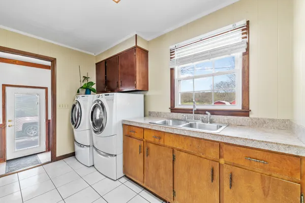 a view of a entryway door front of house