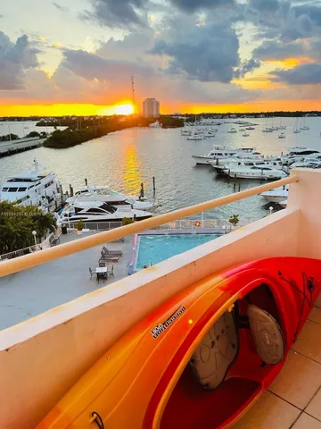 a view of an ocean and beach