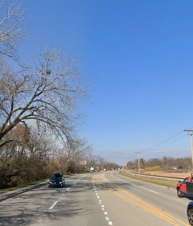 a view of a city street