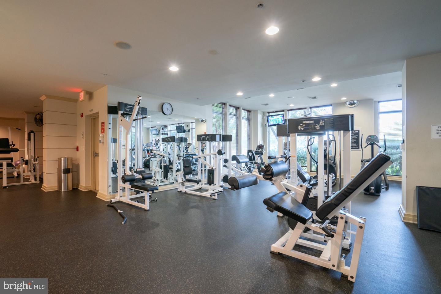 9490 Virginia Center Boulevard, Unit 127 Vienna, VA 22181 - Photo 20 of 31 a view of a room with gym equipment
