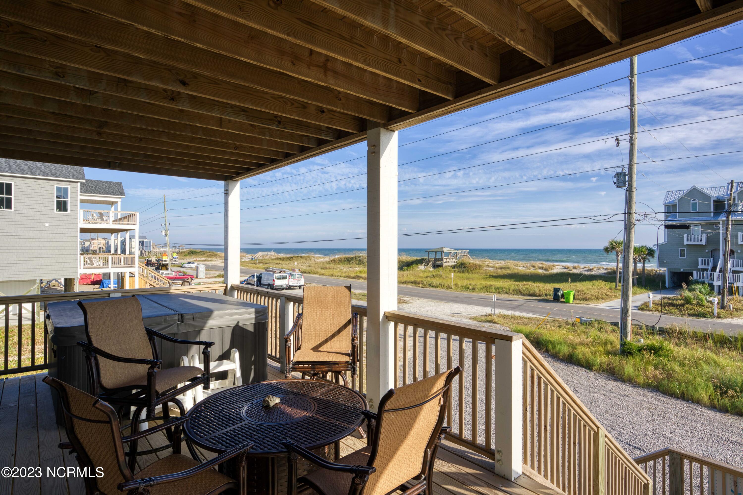 1231 New River Inlet Road North Topsail Beach, NC 28460 - Photo 69 of 100 Master Deck Views