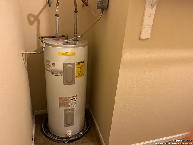 a view of water heater room