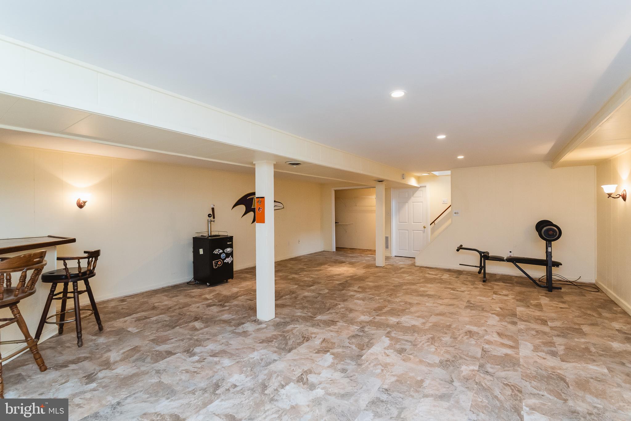 2503 Hess Road Fallston, MD 21047 - Photo 36 of 45 Finished Rec Room with New Flooring