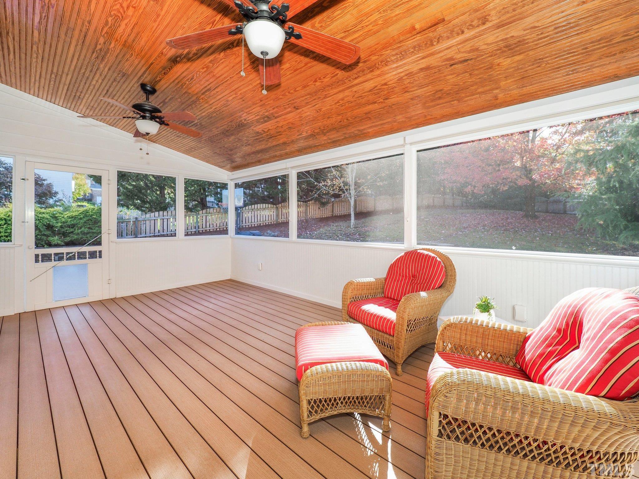 703 Haddon Hall Drive Apex, NC 27502 - Photo 24 of 49 a view of a patio on the roof deck