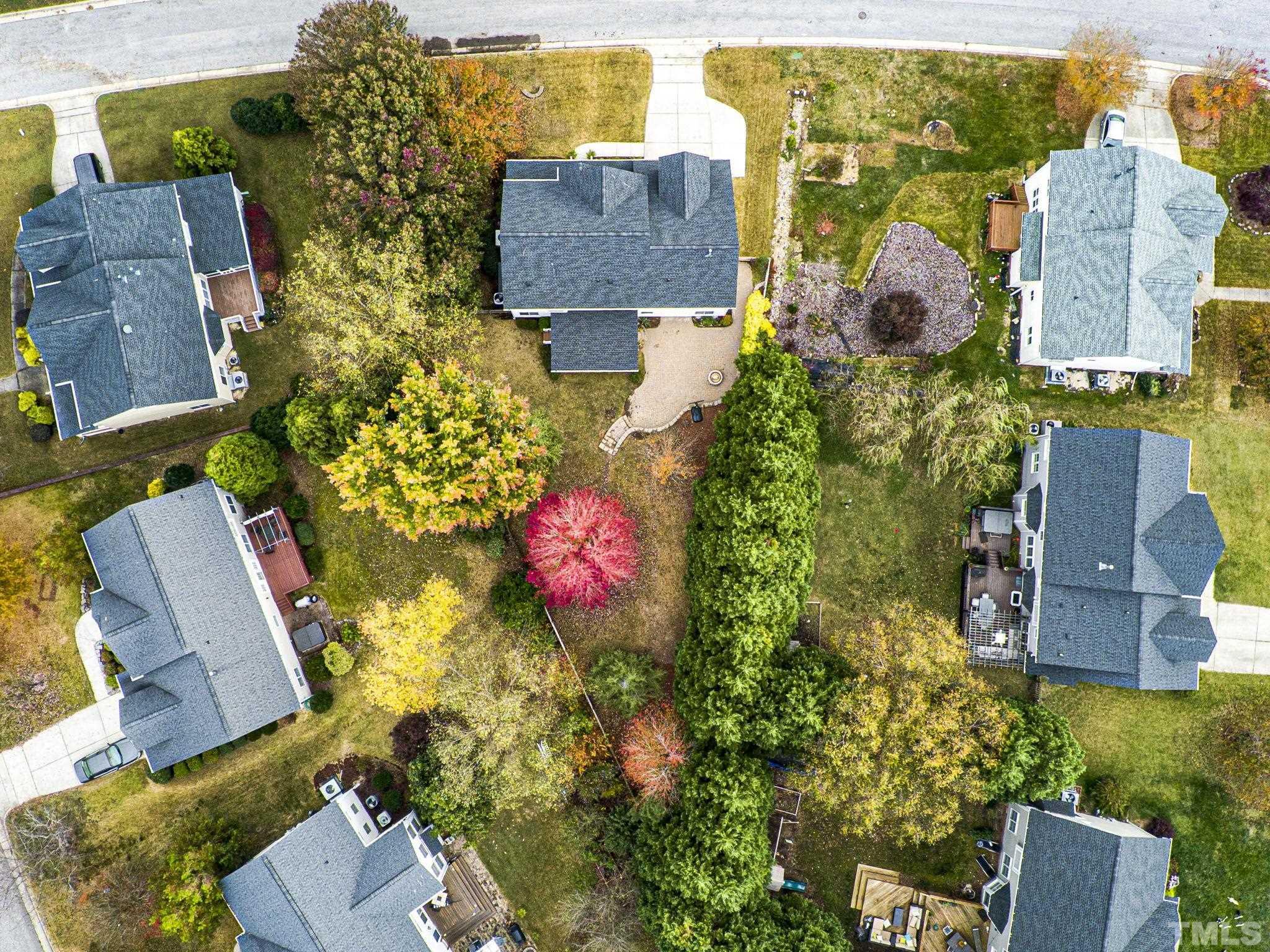 703 Haddon Hall Drive Apex, NC 27502 - Photo 49 of 49 an aerial view of a house having outdoor space