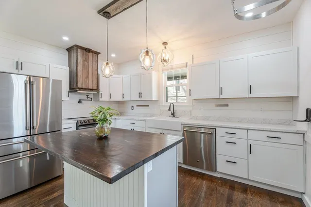 a view of a kitchen with electric equipment
