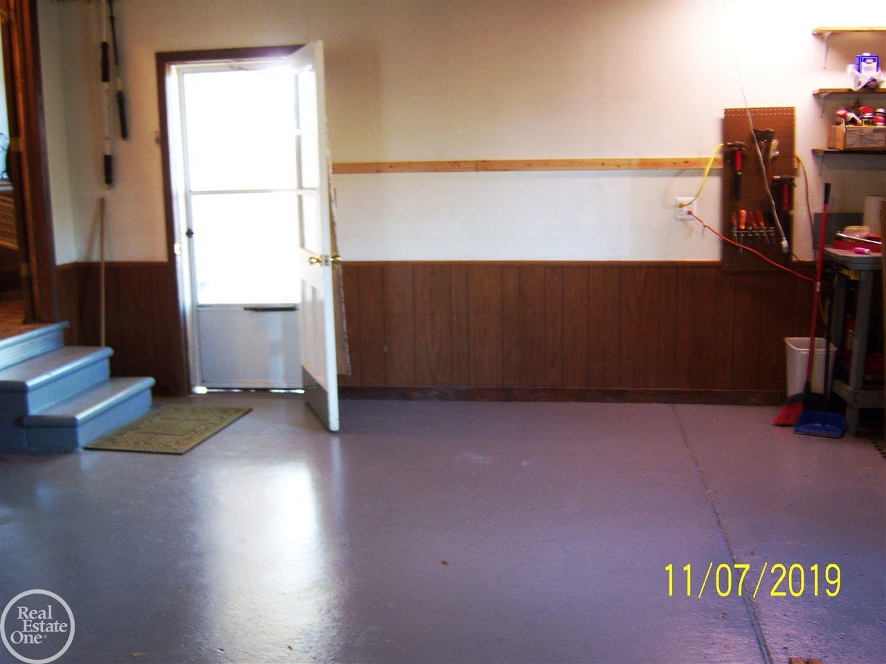 74751 Memphis Ridge Road Richmond, MI 48062 - Photo 16 of 23 garage fresh painted flr
