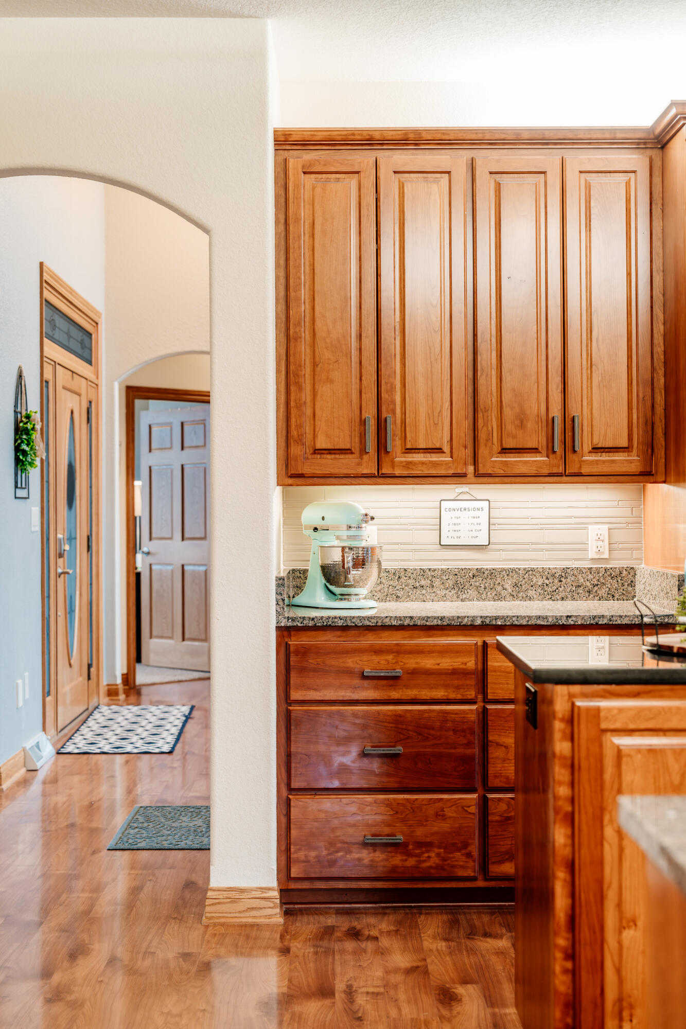 S62W28195 Ridge Valley Road Genesee, WI 53189 - Photo 11 of 68 Custom cherry cabinets.