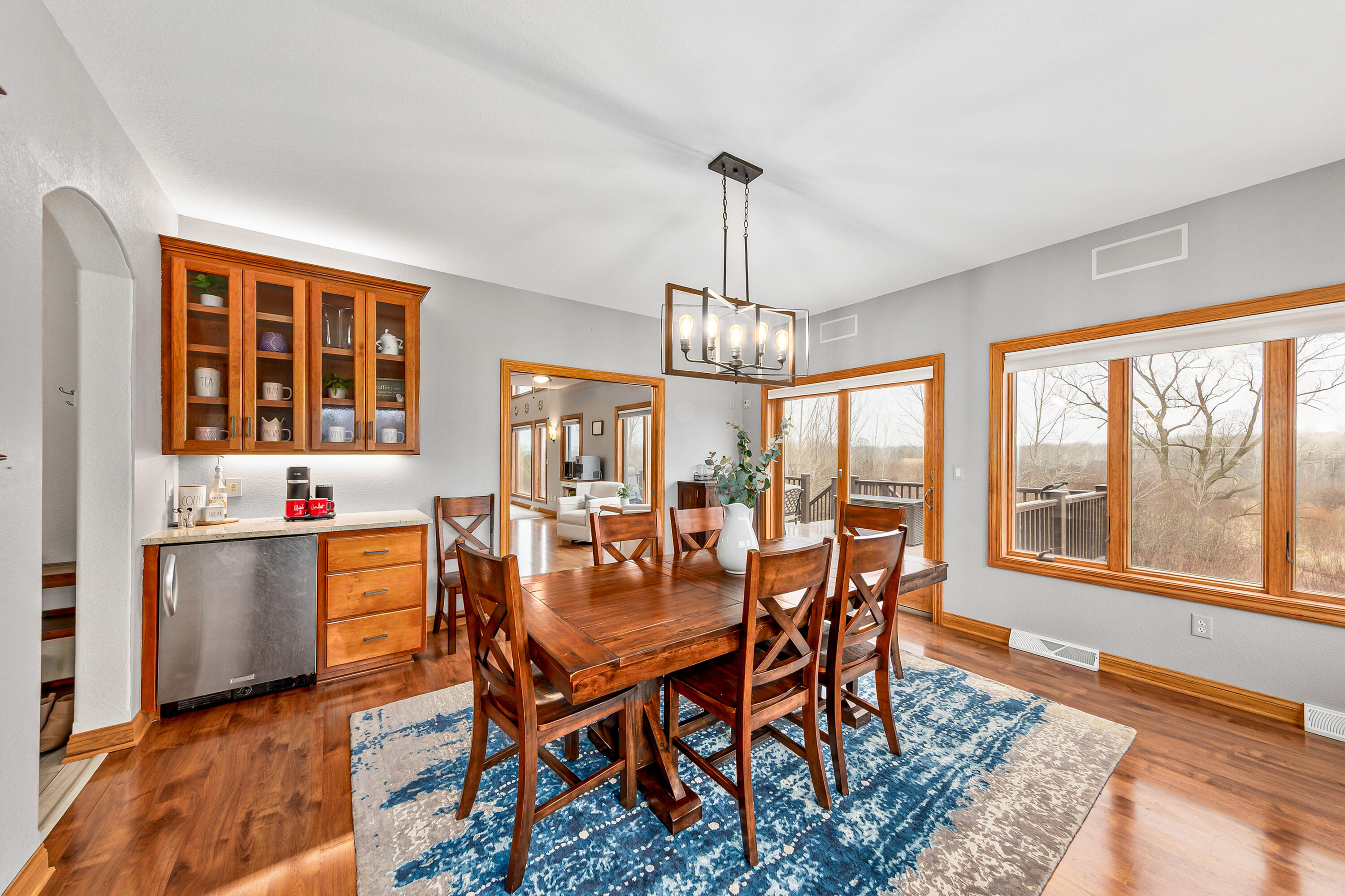 S62W28195 Ridge Valley Road Genesee, WI 53189 - Photo 20 of 68 Coffee bar w/beverage fridge