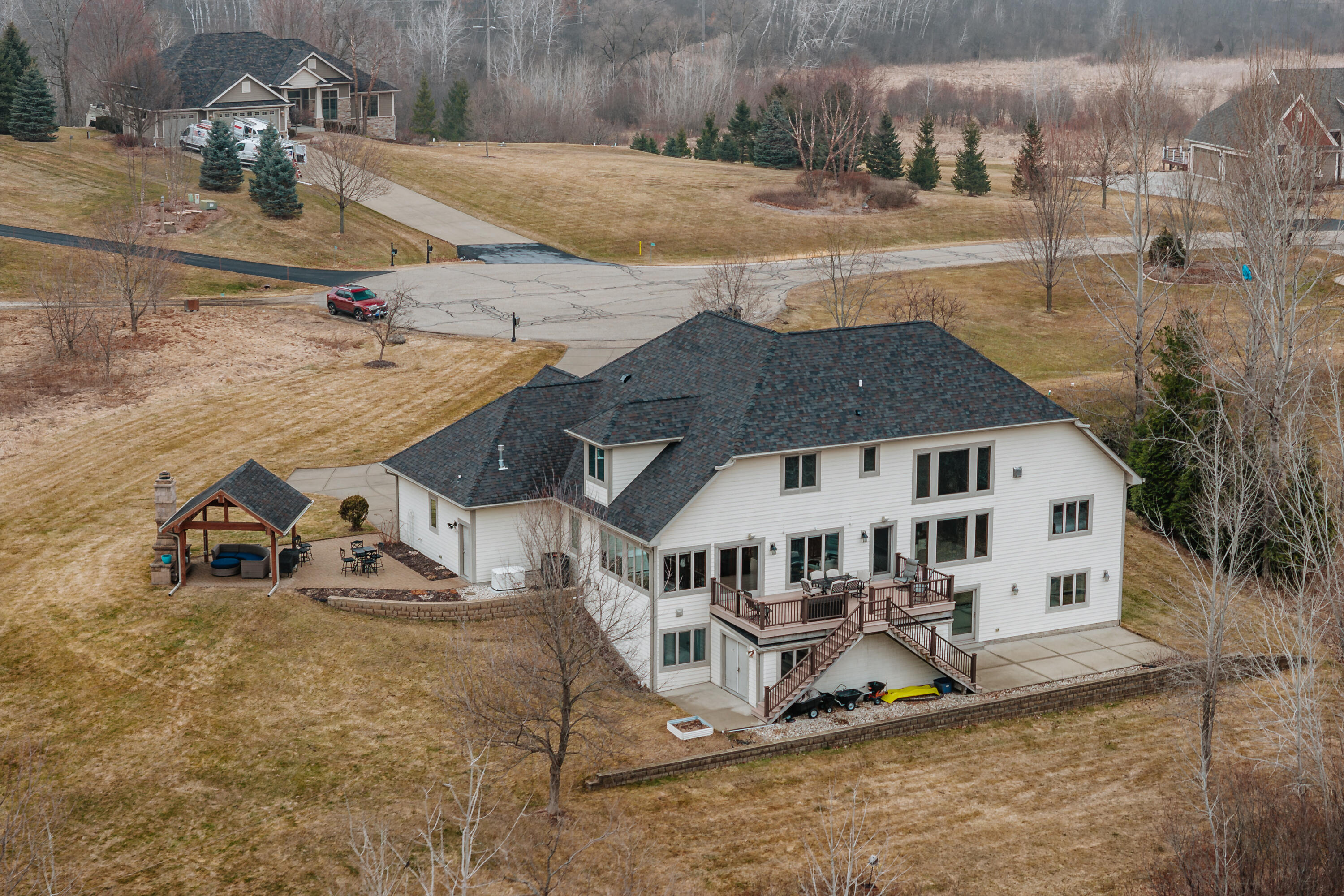 S62W28195 Ridge Valley Road Genesee, WI 53189 - Photo 65 of 68 Rear view of home