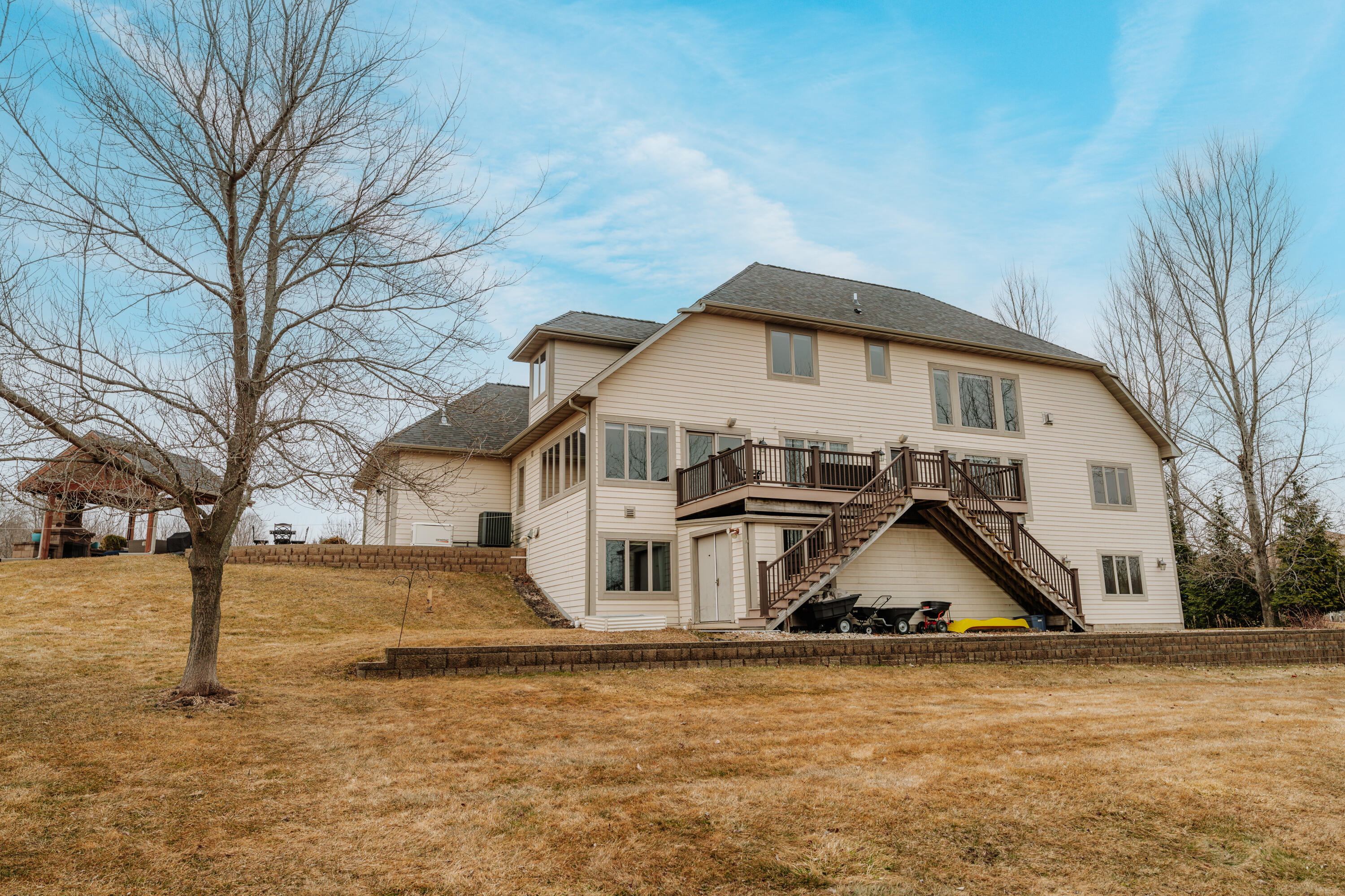 S62W28195 Ridge Valley Road Genesee, WI 53189 - Photo 67 of 68 Shed built under deck area with exterior access & access from the LL inside.
