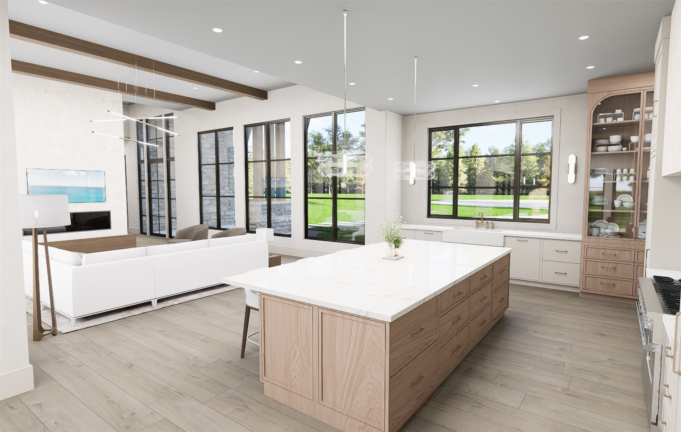 2512 Harper Cliff Hockley, TX 77447 - Photo 14 of 17 a large white kitchen with a large window