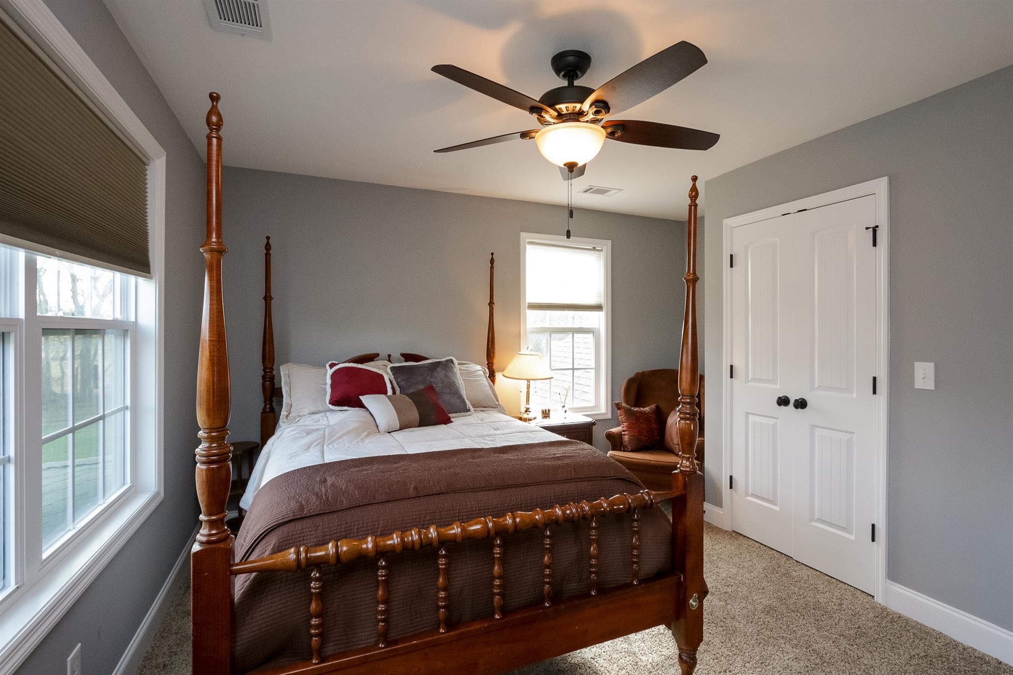 1069 Northern Road Mount Juliet, TN 37122 - Photo 18 of 30 a bedroom with a bed and a large window
