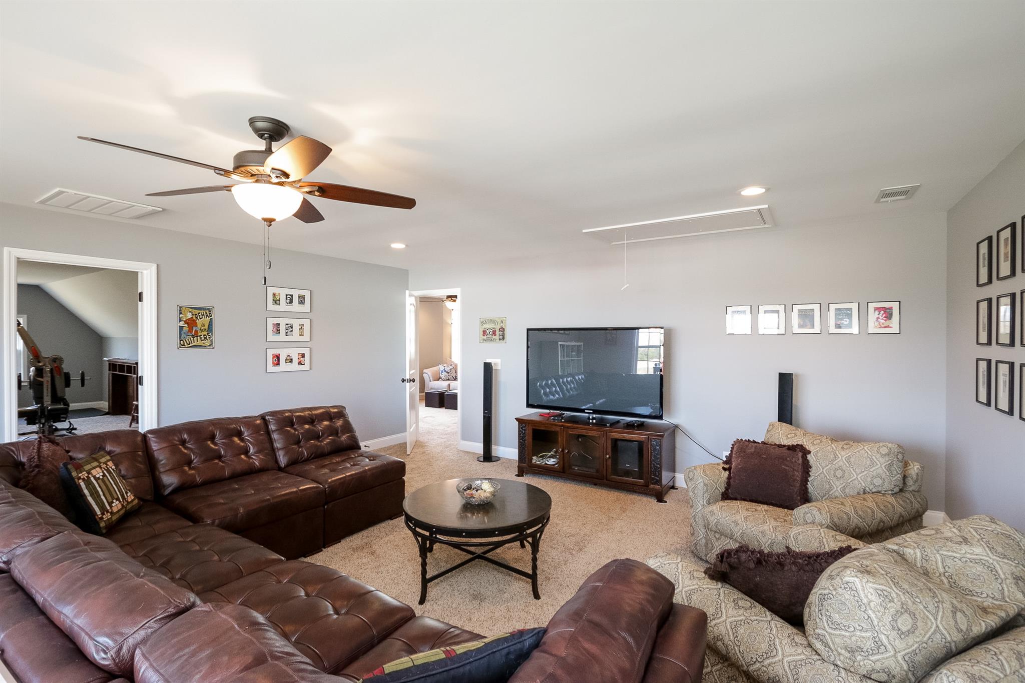 1069 Northern Road Mount Juliet, TN 37122 - Photo 20 of 30 a living room with furniture and a flat screen tv