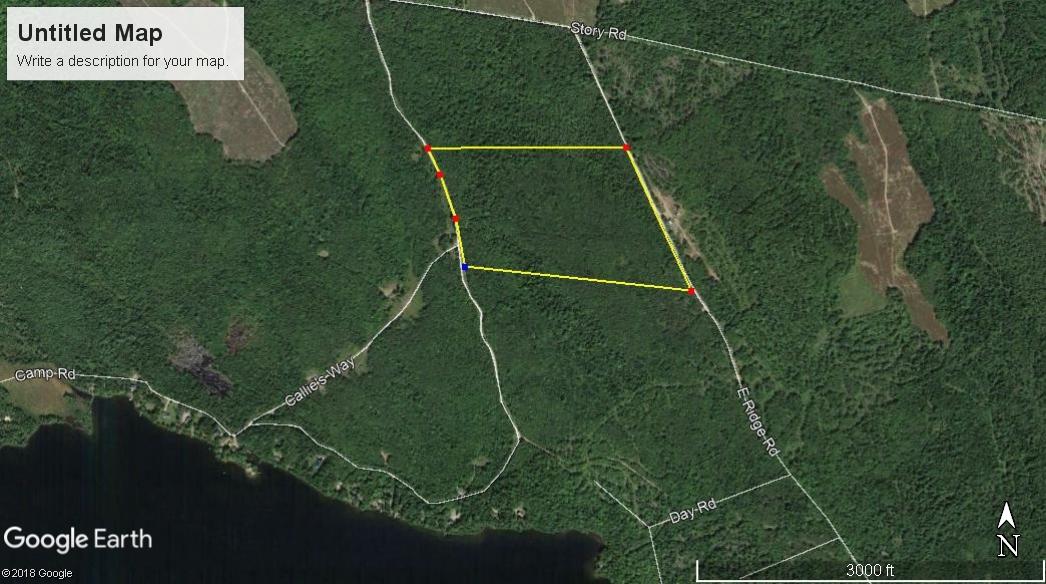 42-1 Camp & East Ridge Road Cooper, ME 04657 - Photo 1 of 7 aerial Lot 42-1