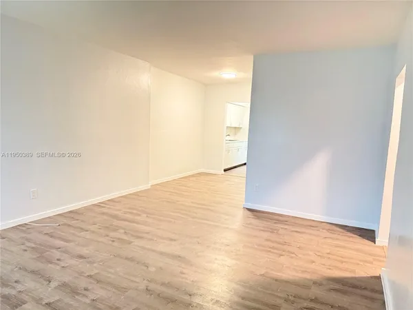 a view of empty room