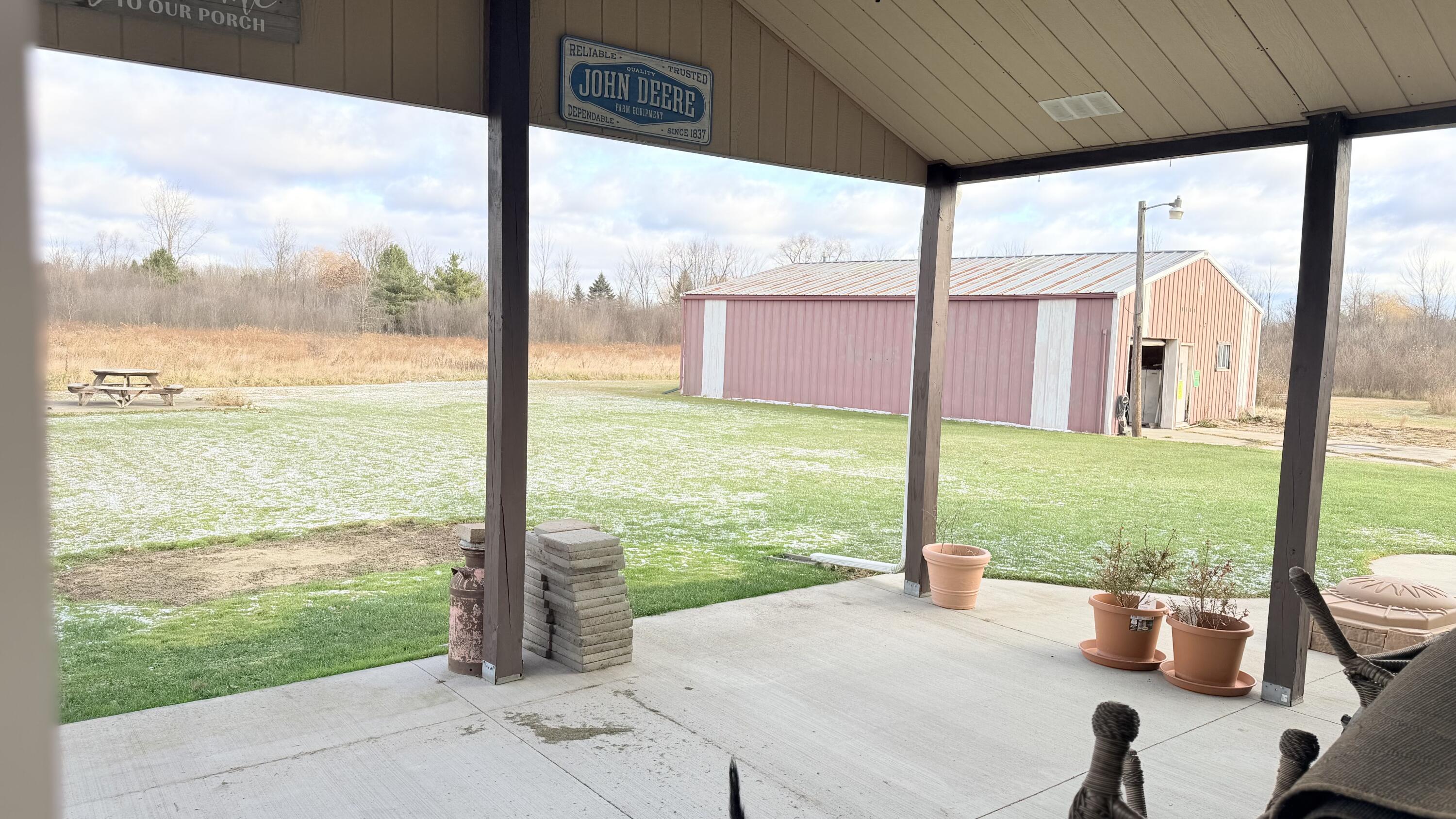 8488 Beard Road Avoca, MI 48006 - Photo 27 of 28 Off kitchen corvered porch