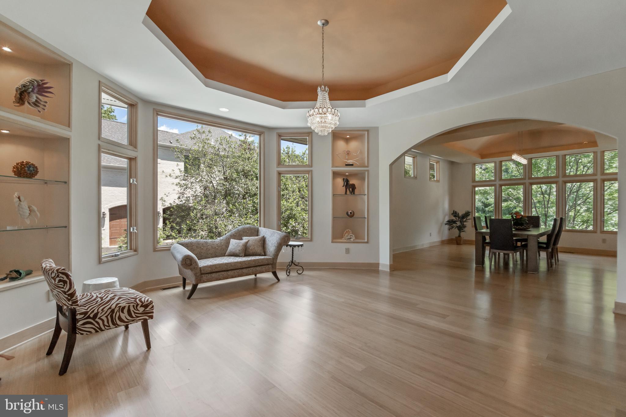 10107 Gary Road Potomac, MD 20854 - Photo 8 of 62 Formal Grand Living Room open to Dining Room