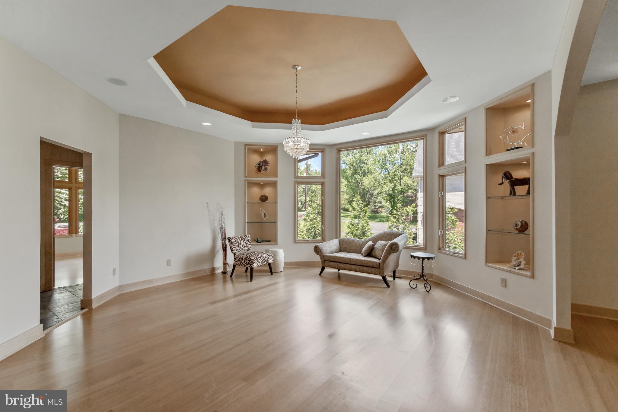 10107 Gary Road Potomac, MD 20854 - Photo 9 of 62 Formal Living Room Tray Ceiling, Cove Lighting