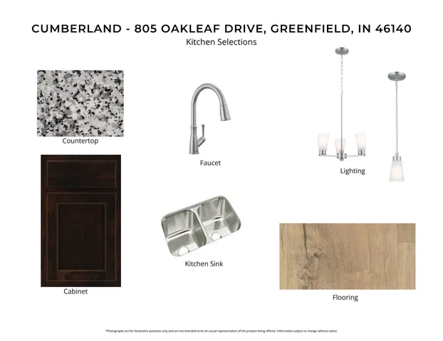 $349,990 | 805 Oakleaf Drive, Greenfield, IN 46140