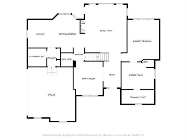a picture of a floor plan