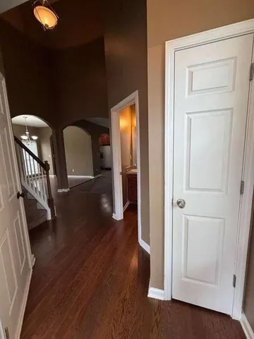 a view of entryway and hall