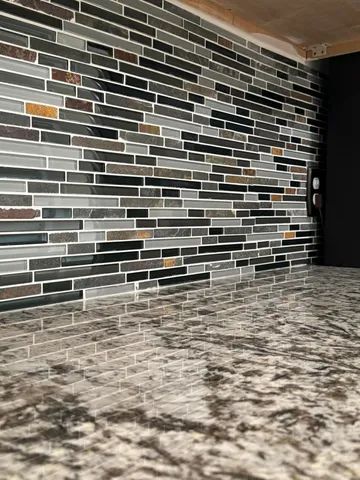 a view of brick wall