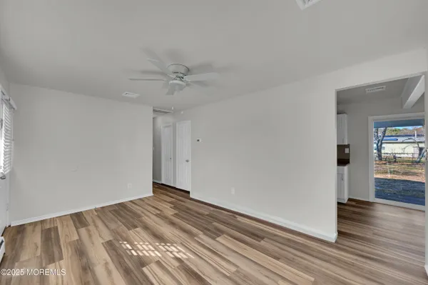 wooden floor in an empty room