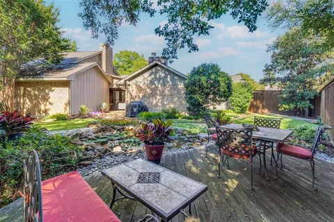 a view of house with a backyard and garden