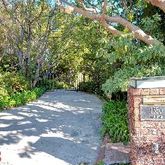 a view of backyard with green space