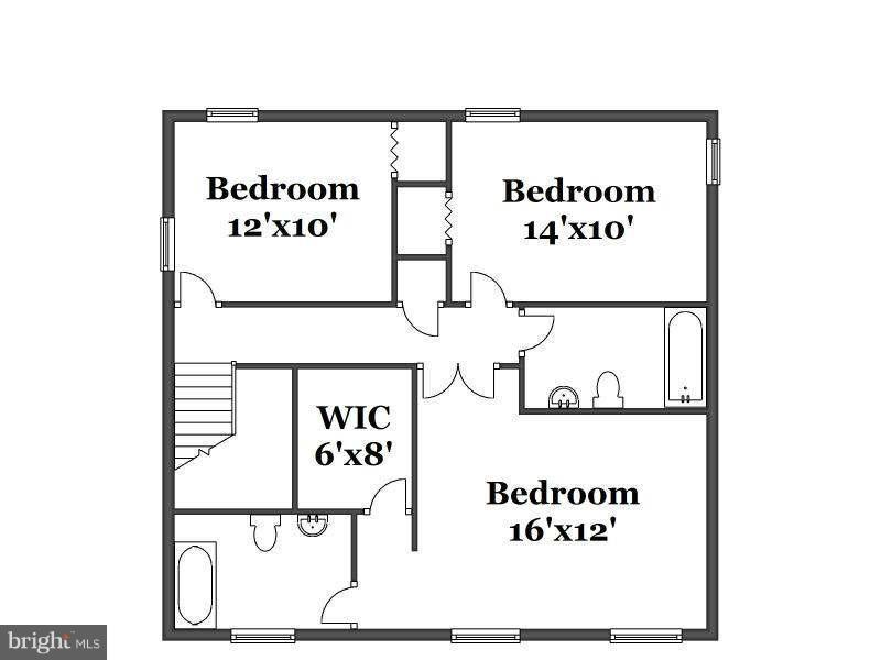 7201 Kindler Road Columbia, MD 21046 - Photo 26 of 27 Floor plan upper