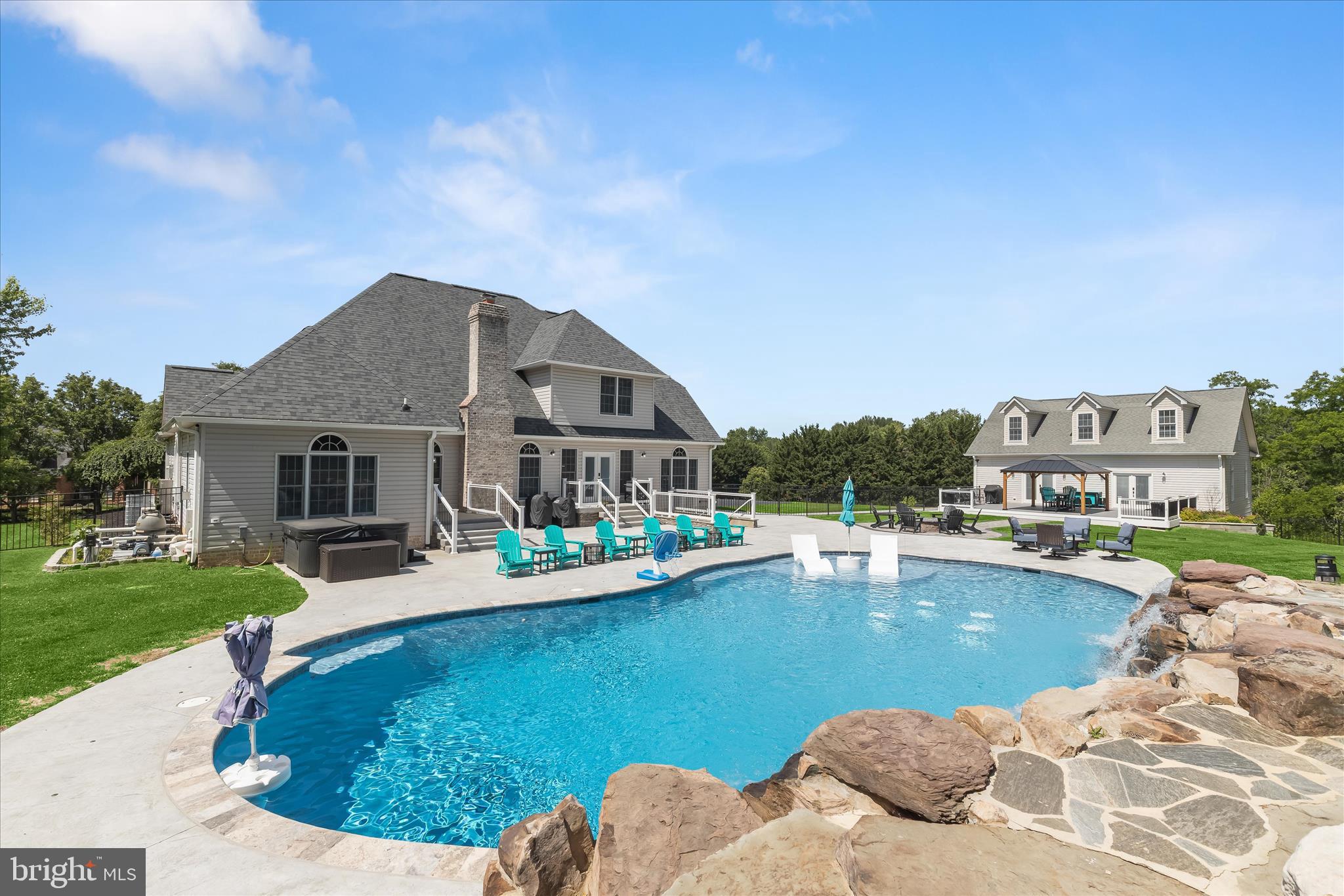 3003 Sheffield Court Fallston, MD 21047 - Photo 103 of 141 Rear Exterior and Saltwater Pool
