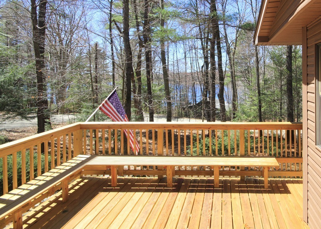 38 Ridge Road Tolland, MA 01034 - Photo 3 of 21 a view of staircase with a lake