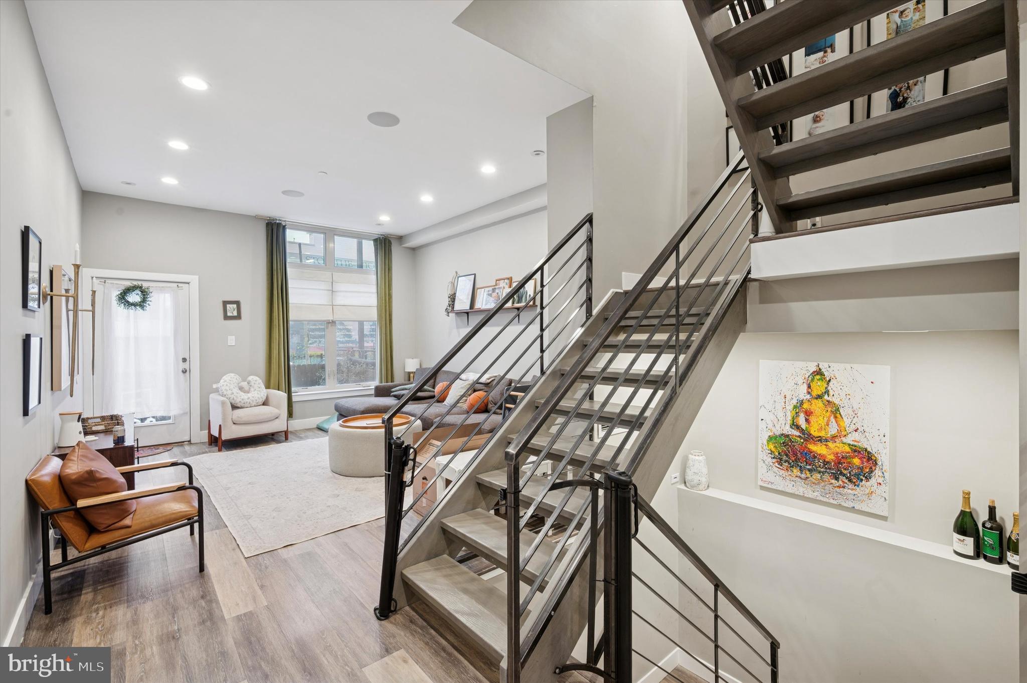 1942 Tasker Street Philadelphia, PA 19145 - Photo 7 of 35 a living room with furniture and wooden floor