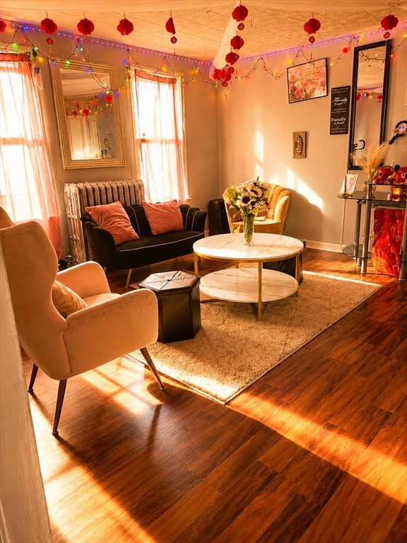 280 Ridge Street Fall River, MA 02721 - Photo 3 of 7 a living room with furniture a rug and a large window