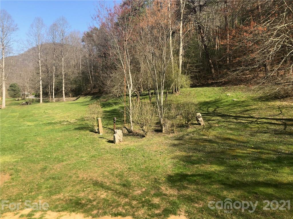 289 Long Branch Road Clyde, NC 28721 - Photo 26 of 44 a view of a yard with an outdoor space