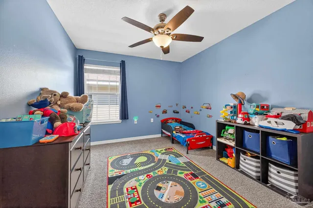 a play room with toys
