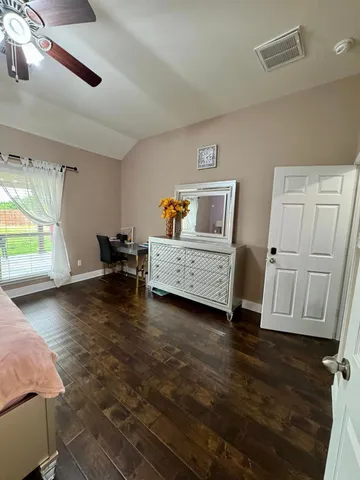 a outdoor space with patio furniture and garden