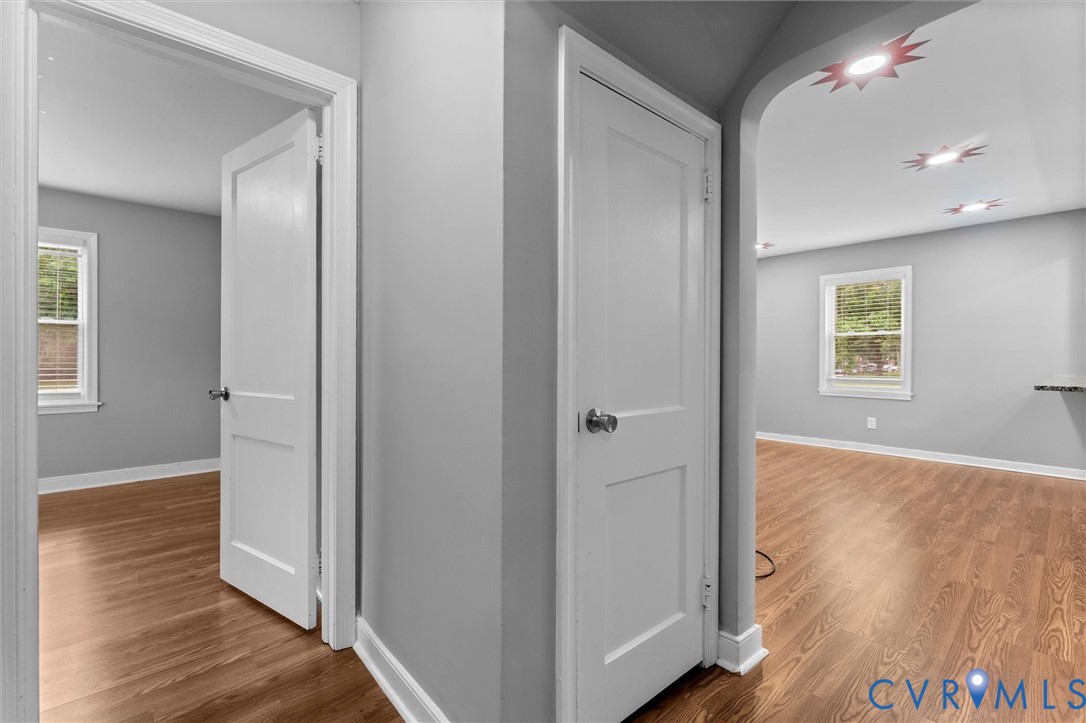3424 Danbury Road Richmond, VA 23234 - Photo 20 of 37 Hall with wood finished floors and arched walkways